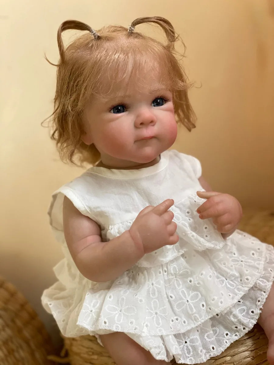18 Inch Bettie Full Body Soft Girl Reborn Baby Doll With Painted Lifelike Hair Bebe Reborn Toys