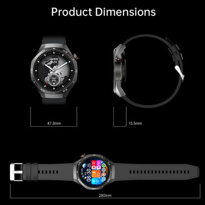 2025 NEW Watch GT5 PRO Smartwatch GPS Motion Trajectory HD Screen Bluetooth Call NFC Men Smart Watch Outdoor Sport Watches Men
