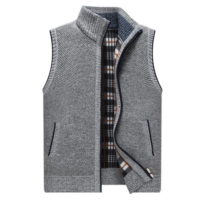 KB New Autumn and Winter Men's Coat Fashion Warm Outer Wear Vest Hot Vest Casual Sleeveless Jacket