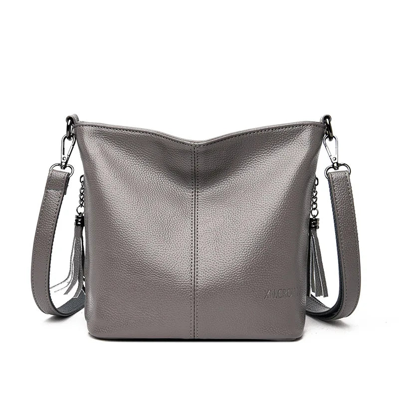 Tassels Women Hand Crossbody Bags for Female Leather Crossbody Luxury Purses