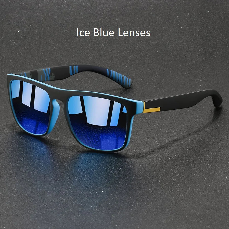 Fashion Vintage Square Sunglasses Men Women Fishing Driving Man Luxury Brand Designer Sun Glasses Anti-Glare Retro Eyewear UV400