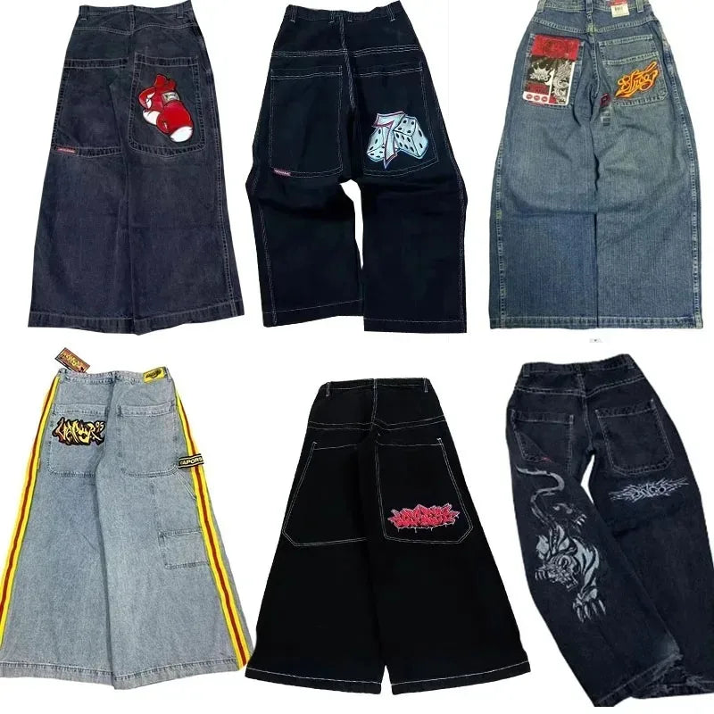 JNCO Jeans: Y2K streetwear Baggy Jeans for mens