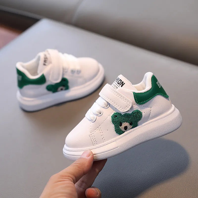 Autumn Baby Boys Girls Panda Sneakers 1-6 Year Toddlers Fashion Sports Board Flats