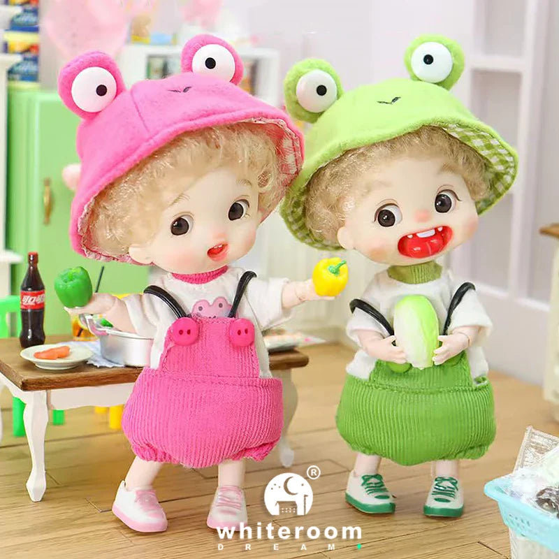 Mini Ob11 Bjd Doll Accessories Obitsu 11 Clothes Dolls For Girls Boy Toys Baby Kawaii Anime Toy Cute Items Miniature Costume
