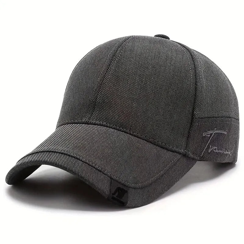 Unisex Side Letter Embroidery Snapback Baseball Caps Spring and Autumn Outdoor Adjustable Casual Hats Sunscreen Hat