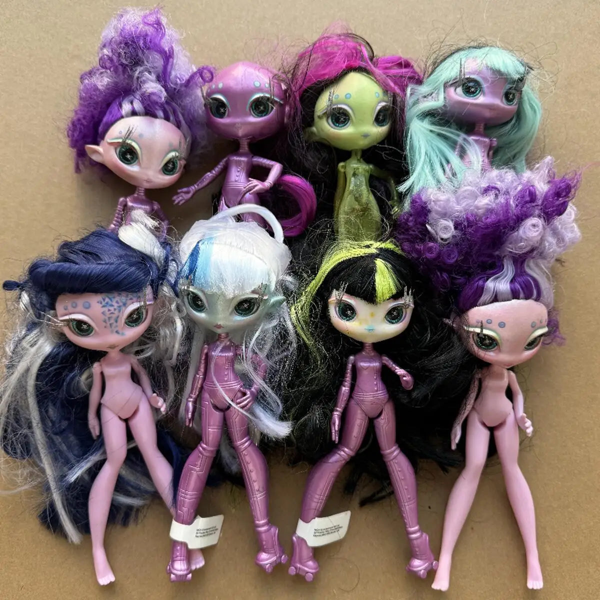 Original Una Verse Dolls Novi Stars with Defectives Joints Movable Rare Collections Gifts