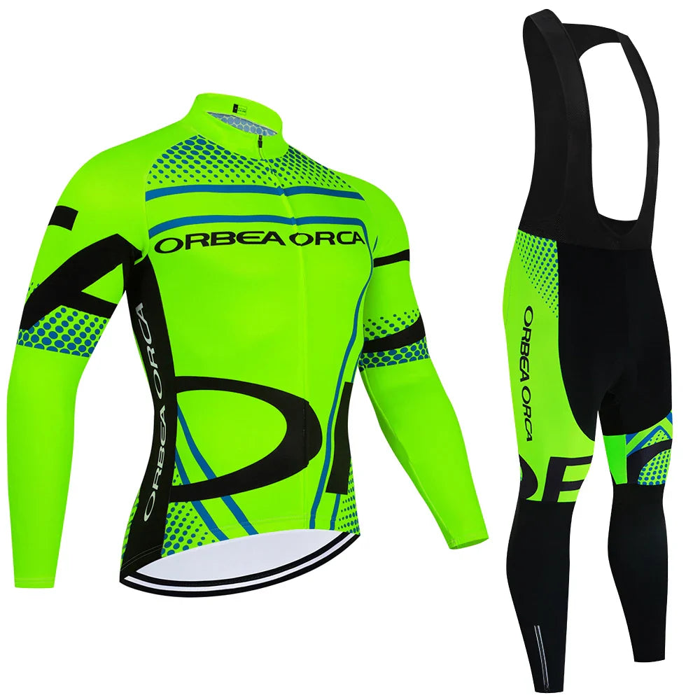 New Winter Cycling Jersey 2025 ORBEA ORCA Bike Maillot Pants Suit Men 20D Ropa Ciclismo Pro Bicycl Jacket Clothing