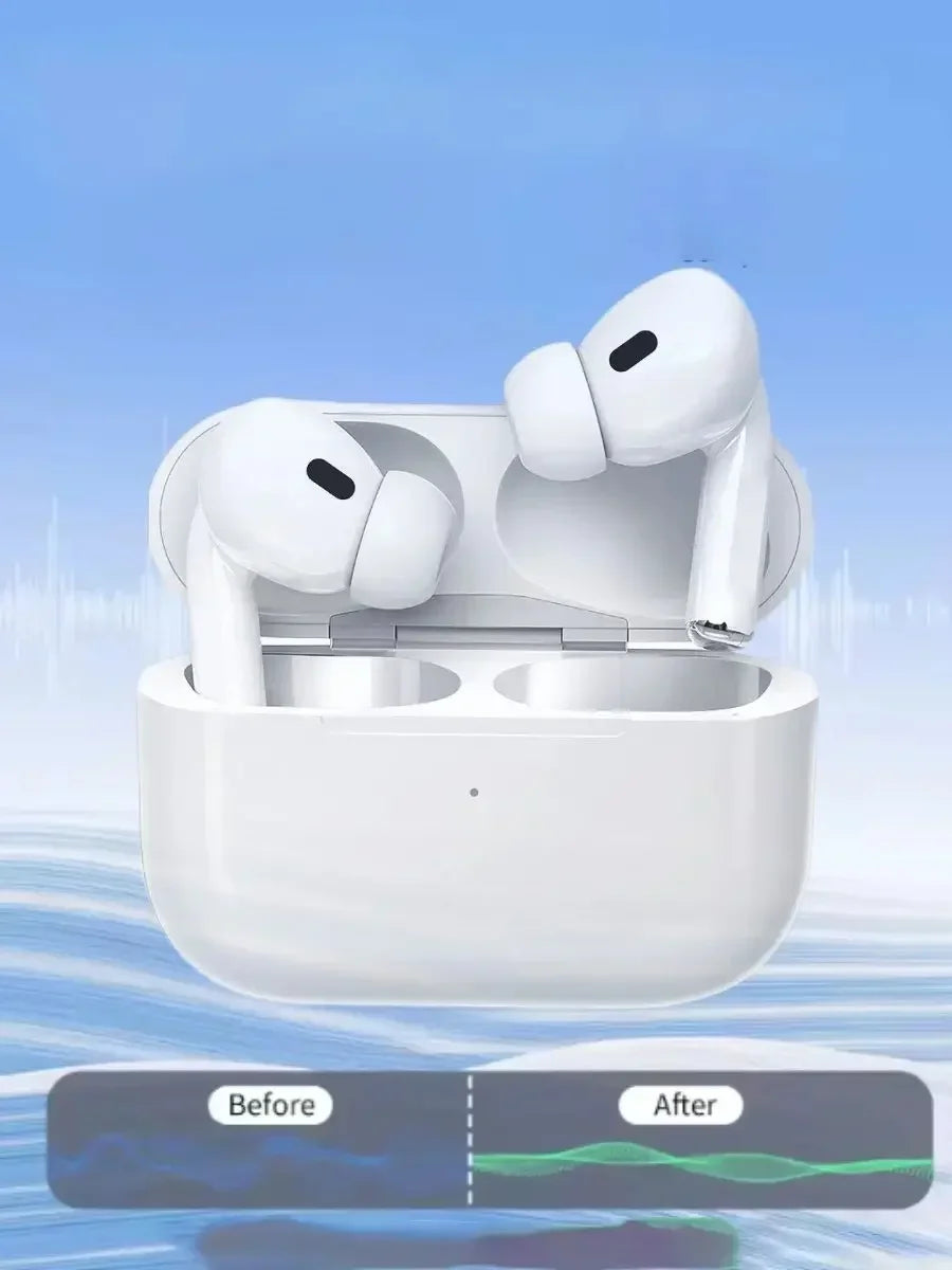 New Wireless Bluetooth Headphones Earphones With Mic Charging Case Clear Sound Long Playtime Compatible With All Smartphone