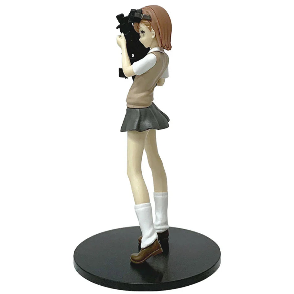 17cm Anime A Certain Magical Index Misaka Mikoto Railgun Girl Anime Figure PVC Action Figures Model Anime Cartoon Model Toy Gift