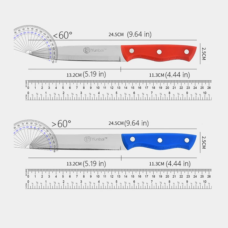 PP Handle Kitchen Knife Sharp Fruit Knife Stainless Steel Professional