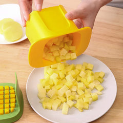 Multifunctional Cucumber Potato Slicer Household Hand Pressure Onion Dicer Kitchen