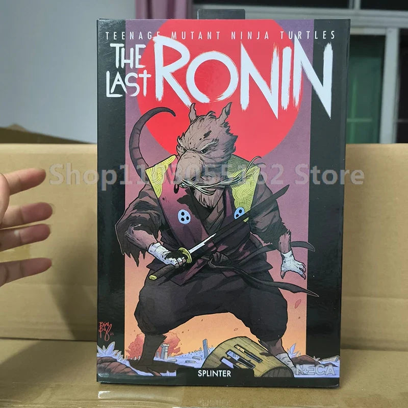 NECA The Last Ronin Leonardo Raphael Donatello Splinter Casey Jones Michelangelo Battle Damaged Action Figure TMNT Toys