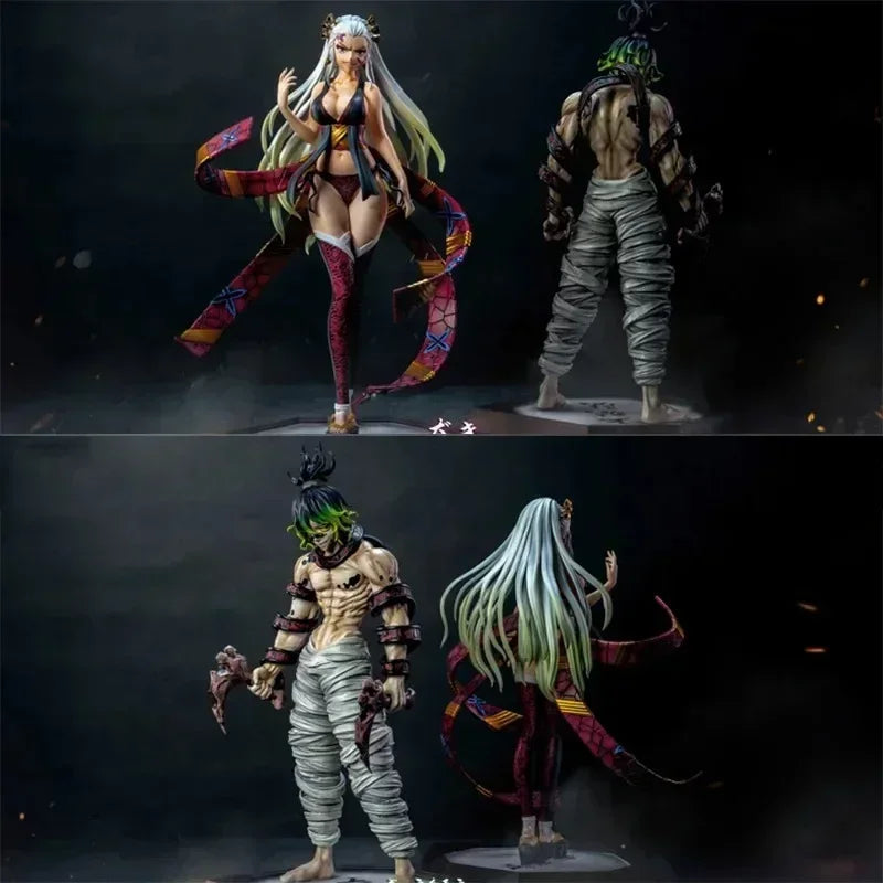 Anime Demon Slayer Kimetsu No Yaiba Figure Giyuutarou Daki Kokushibo Tsugikuni Yoriichi Douma Inosuke Action Figures Model Toys