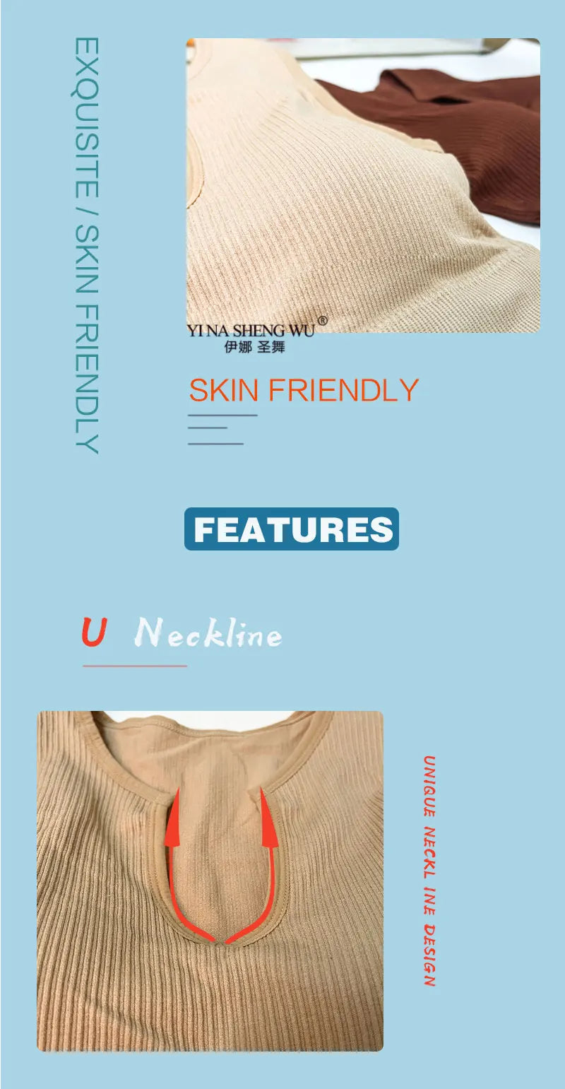 Yoga Set Gym Set Workout Clothes for Women Seamless Leggings Sports Bra Suit Female