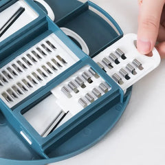 Vegetable Cutter Kitchen Multifunctional 12-in-1 Vegetable Cutter Grater Potato Radish