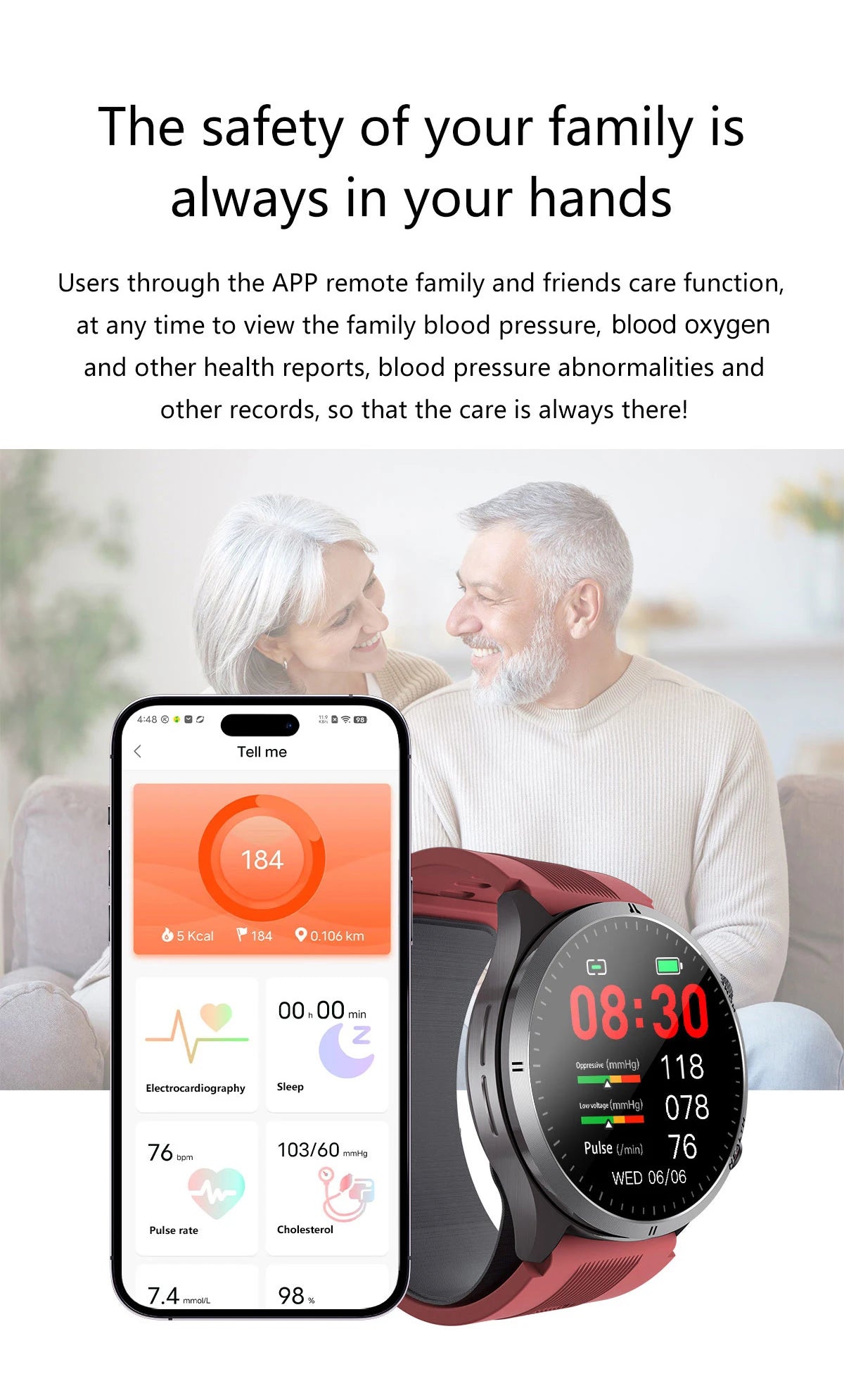 2026New NFC Health Smart Watch Men Air Pump+Air Bag Precise Blood Pressure Fat Measurement Voice Call SmartWatch For Android IOS