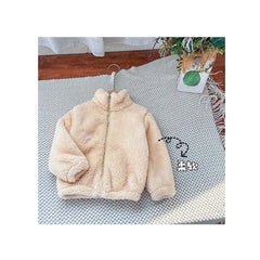 Fashion Girls Outwears 1 2 3 4 5 6 7 8 9 10 Years Pink Fleece for Winter Autumn Baby Boy Jackets Coats Purple Gray Kids Clothes