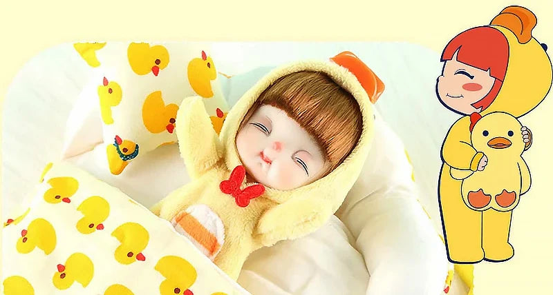 Ob11 Bjd Doll Accessories Bed Bodysuit Obitsu 11 Clothes Dolls For Girls Boy Toys Baby Kawaii Anime Toy items Pajama Miniature