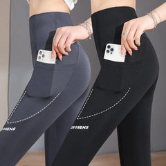 Seamless Leggings With Pocket Women Soft Workout Tights Fitness Outfits Yoga Pants