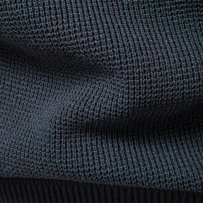 AIOPESON Raglan Sleeve Polo Shirt Men Henley Collar Solid Color Long Sleeve Heavyweight Cotton Business Casual Autumn Winter