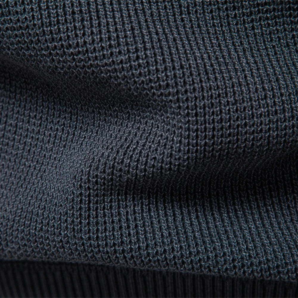 AIOPESON Raglan Sleeve Polo Shirt Men Henley Collar Solid Color Long Sleeve Heavyweight Cotton Business Casual Autumn Winter