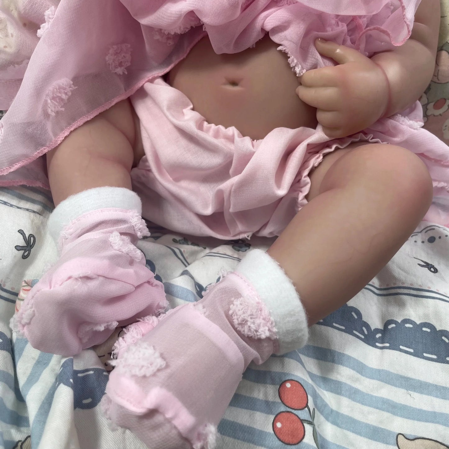 18 Inch Finished Reborn Baby Doll Full Silicone Vinyl Girl Washable Bettie With Painted Lifelike 3D Skin Reborn Christmas Toys