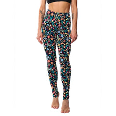 Floral Leggings High Waist Paisley Printed Legging For Women Highly Stretchable