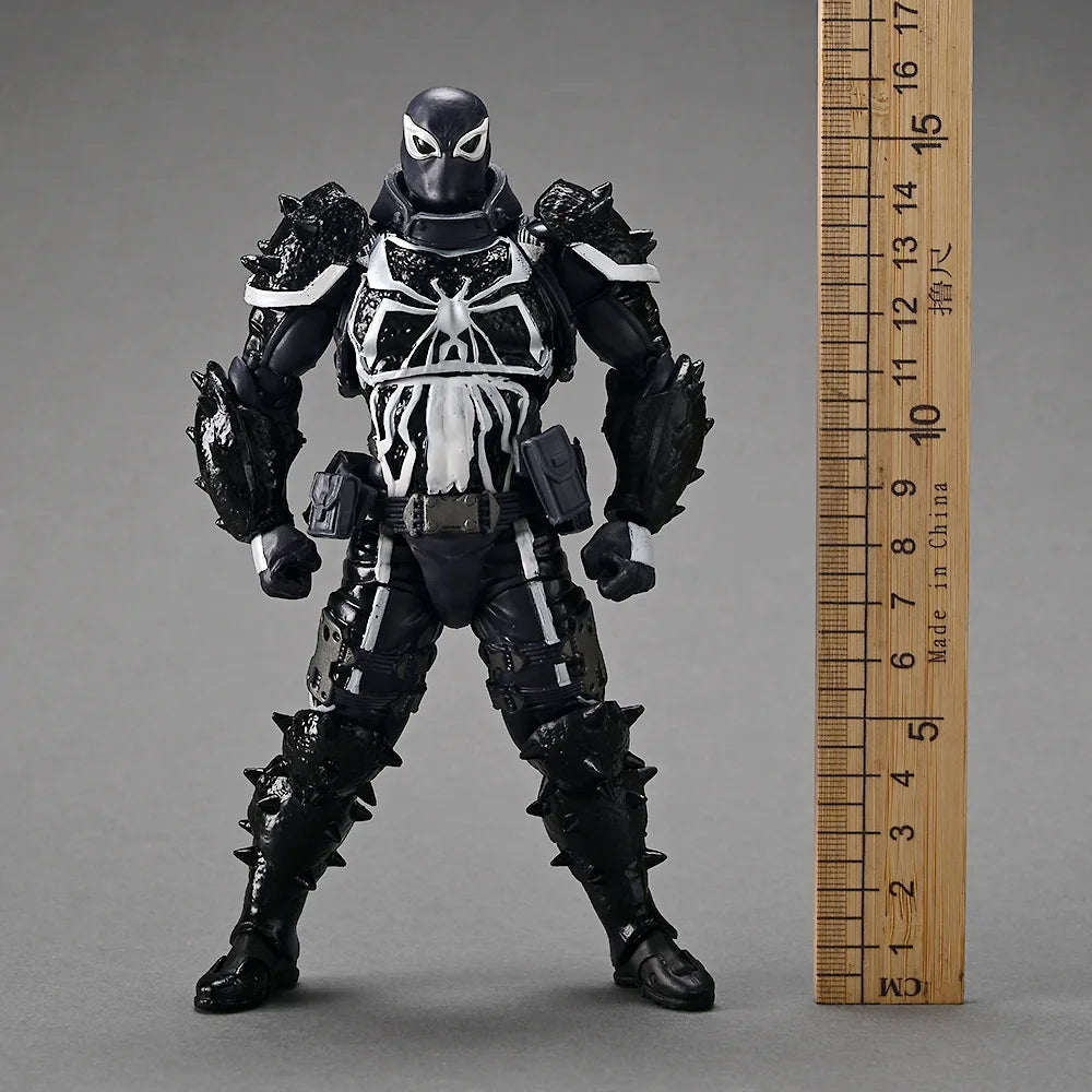Amazing Yamaguchi Marvel Venom Agent series KO Articulated Action Figure Model Kit Desktop Ornament Collectible statue Toys Gift