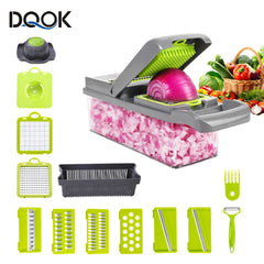 Vegetable Cutter Multifunctional Slicer Fruit Potato Peeler Carrot Grater Kitchen