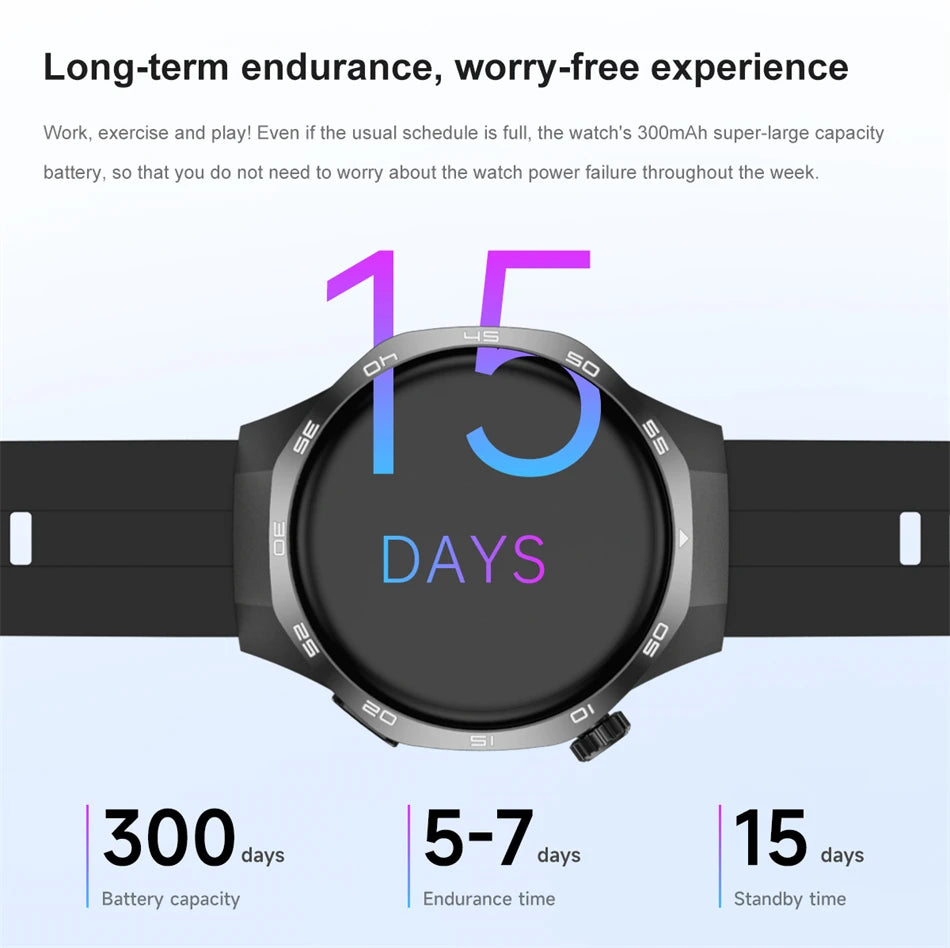 For Huawei Watch GT5 Pro Smart Watch 1.53 Inch HD AMOLED Screen