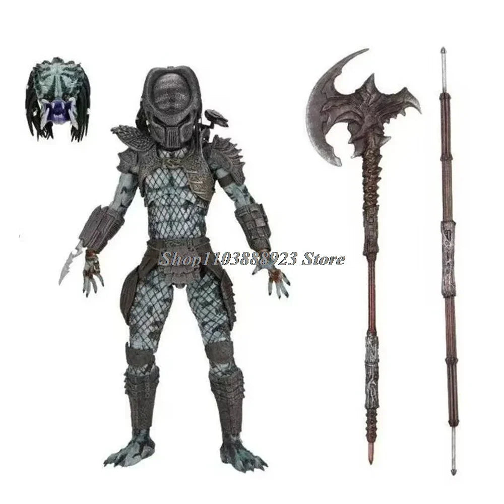 NECA Predator Figrue Ultimate Shaman Elder Armored Lost Warrior Jungle Hunter Snake Vision Predator Alien Figure Model Toy Gifts