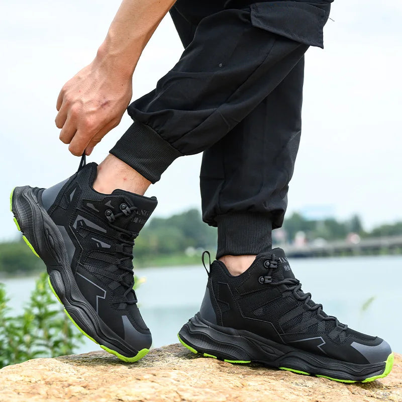 Safety Shoes New Men New Steel Toe Men's Work Shoes Puncture Proof Work Sneaker Male Protective Footwear Work Man Safety Boots