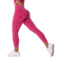 Leopard Seamless Leggings Women Soft Workout Tights Fitness Outfits