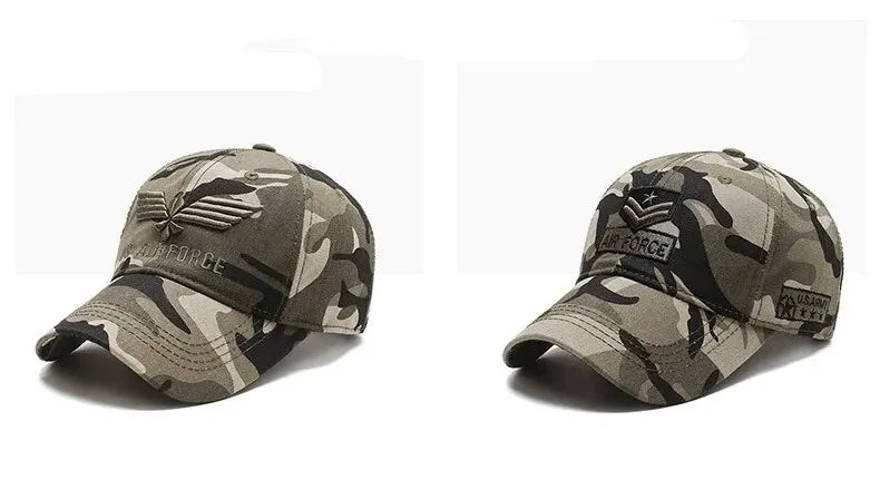 Four Seasons HatsMen's Trendy HatsKorean Casual HatsSpring and Autumn Outdoor SunhatsCamouflage Men's Baseball Caps
