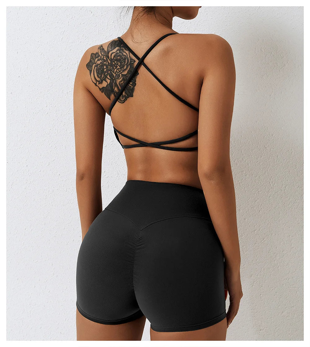 Seamless Yoga Set Workout Sportswear Gym Clothing 2Pcs Sport Sets Women