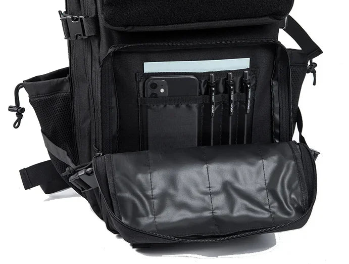 25L/45L Tactical Backpack for Men and Women Outdoor Survival Bug Out Bag Small School Rucksack Hking with Bottle Holder
