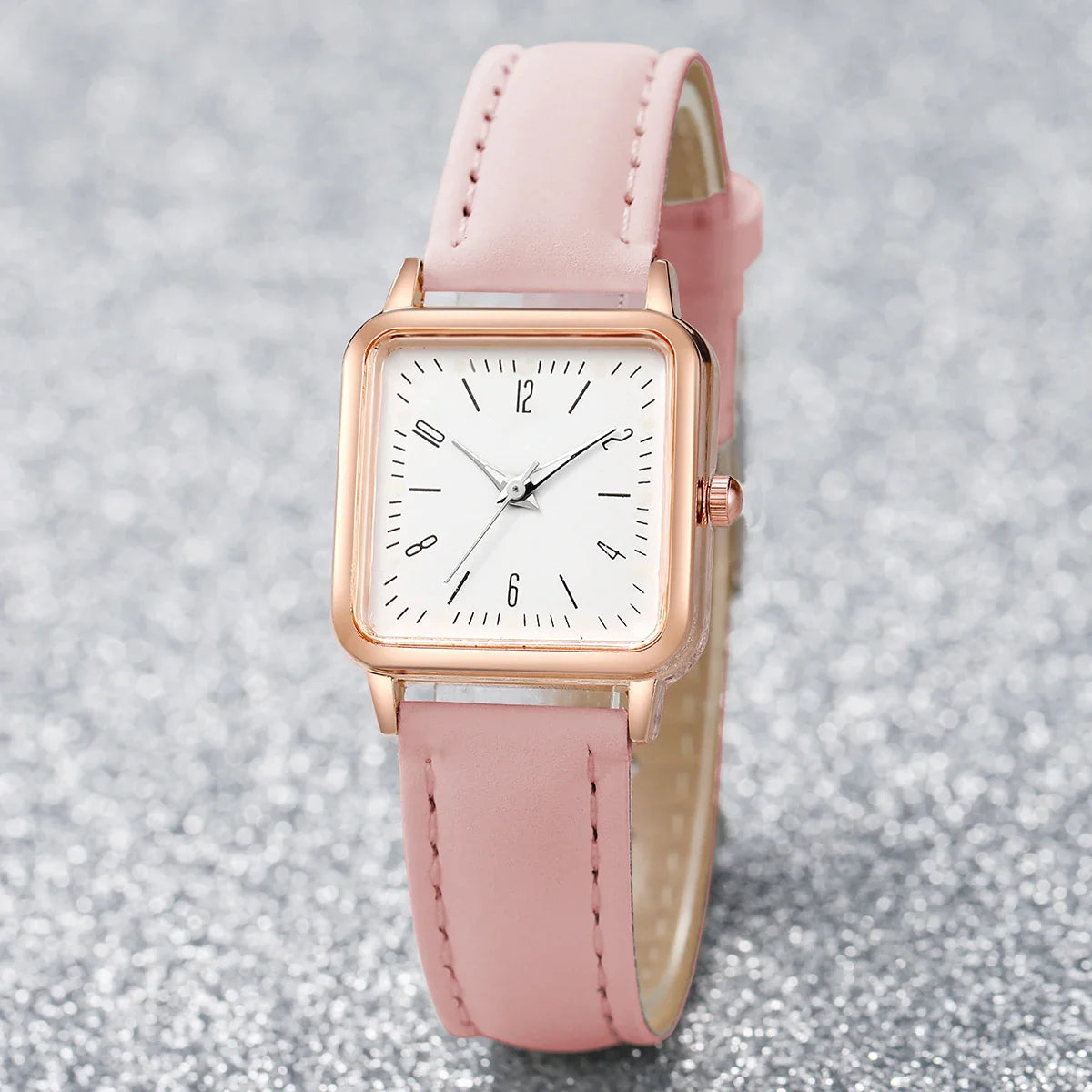 Fashion Square Women Watches Casual Leather Strap Ladies Wristwatches Clock Gift Reloj Mujer