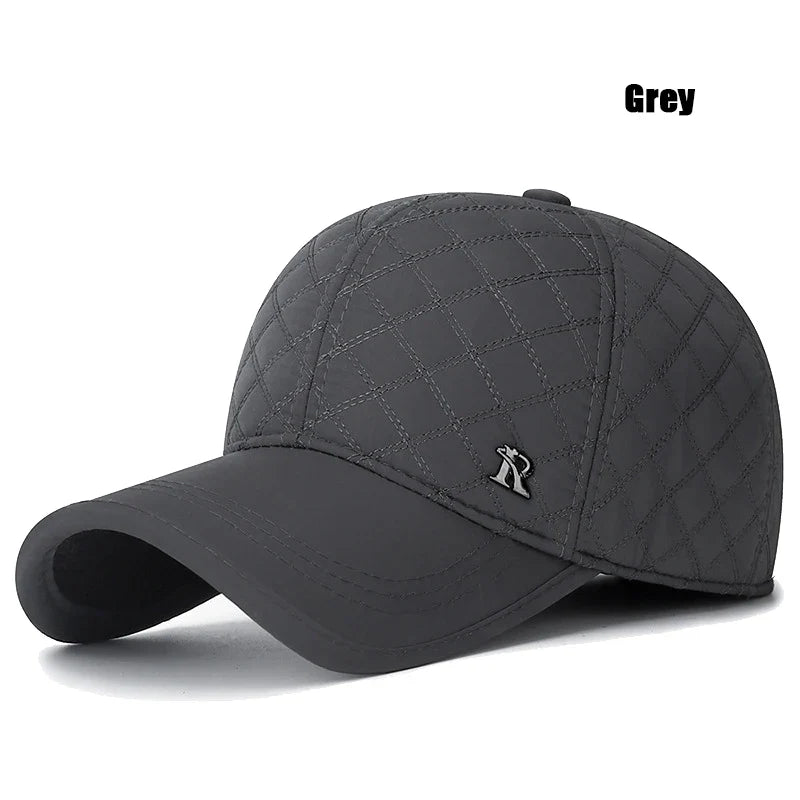 New Unisex Middle-Aged and Elderly Winter WindProof, Cold-Proof and Warm Baseball Cap With Ear Protection, Thickened Peaked Cap