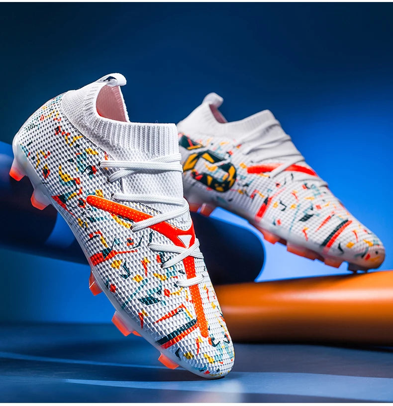 Mens Football Field Boots Ultralight Turf Indoor Society Training Soccer Shoes Cleats