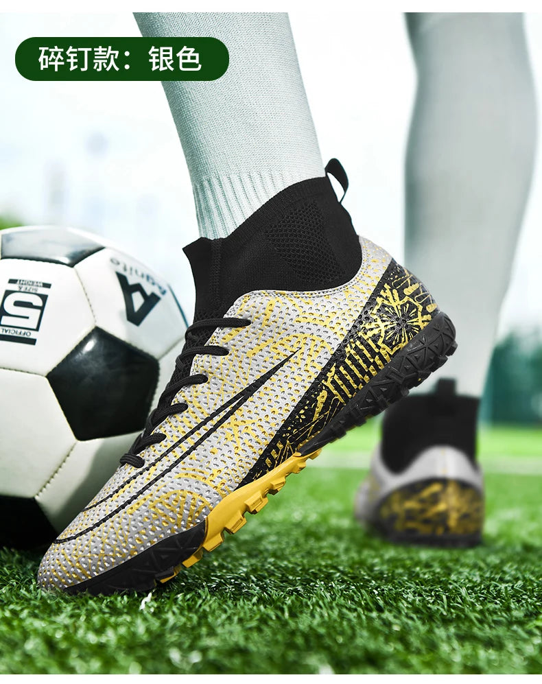 Men Outdoor FG/TF Football Boots Futsal Professional Unisex Soccer Shoes