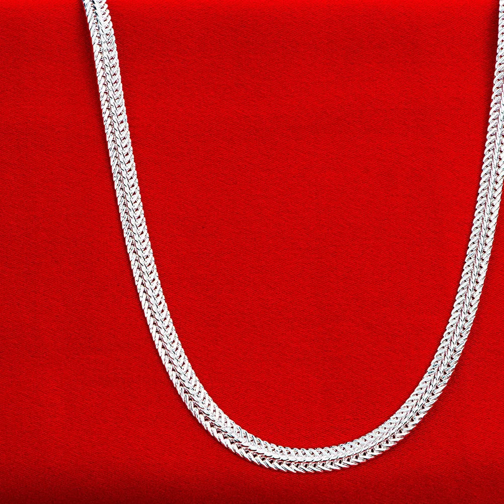 925 sterling silver Snake chain Necklace Noble for women men jewelry designer wedding engagement gifts 50/60cm wholesale price