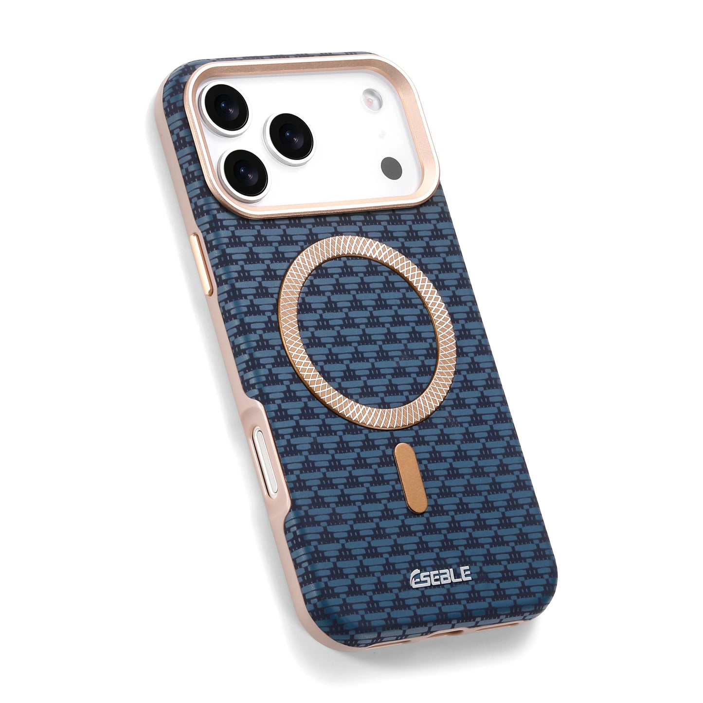 Leather Magnetic Phone Case For iPhone 17 16 15 14 13 Pro Max 17Pro 17Air Metal Lens Button Bumpe Cover