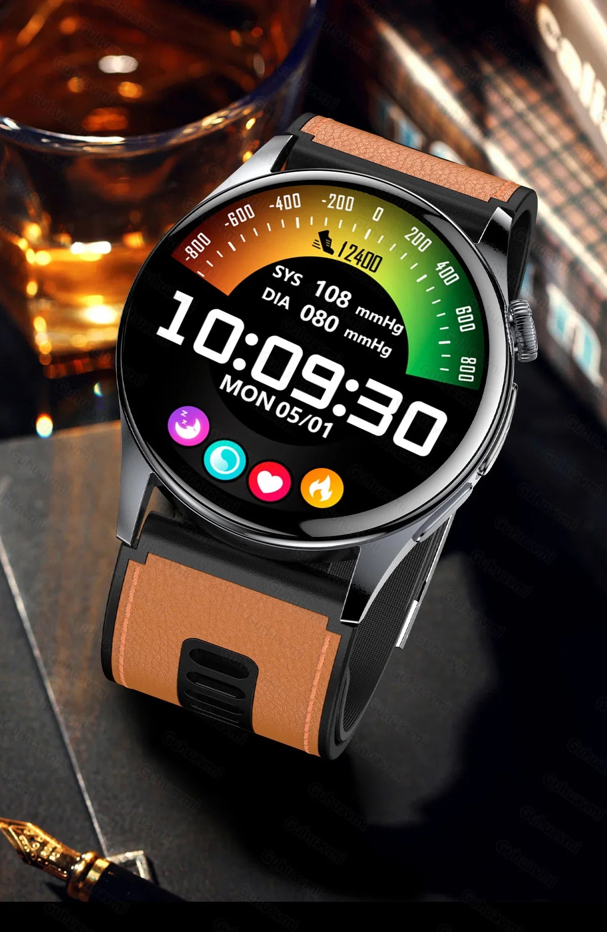 Smartwatch  AMOLED Screen Call ECG Sport Watchs