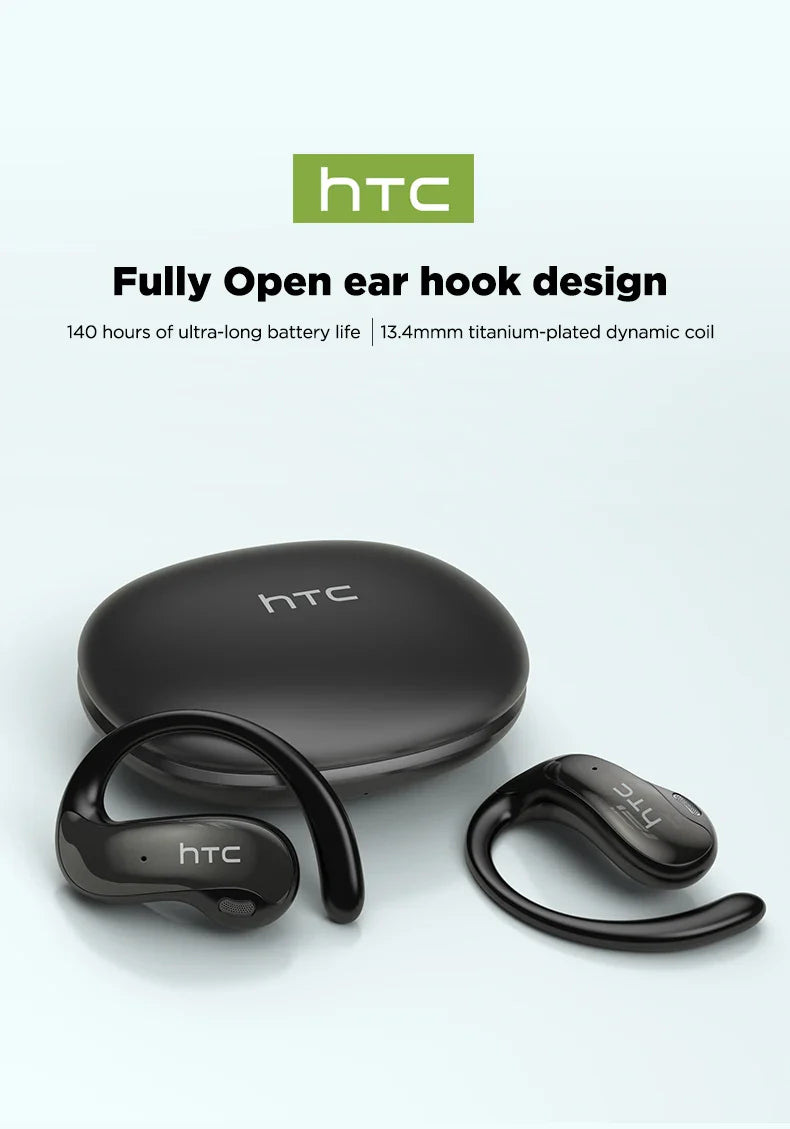 Htc Ne19 On-Ear Bluetooth Headphones with Large Battery Capacity and High Sound Quality