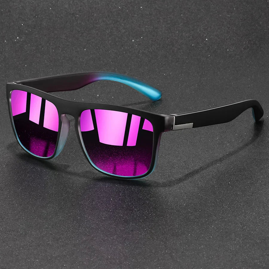 Fashion Vintage Square Sunglasses Men Women Fishing Driving Man Luxury Brand Designer Sun Glasses Anti-Glare Retro Eyewear UV400