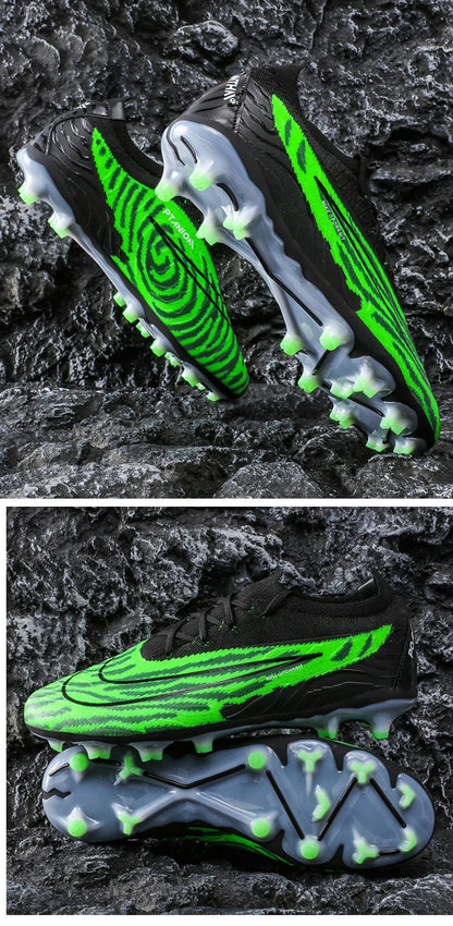 Soccer Shoes For Men Original Outdoor Sports Training Football Boots TF/FG Kids
