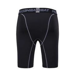 Male Fitness Quick-Drying Tight Shorts Elastic Compression Leggings Training Pants