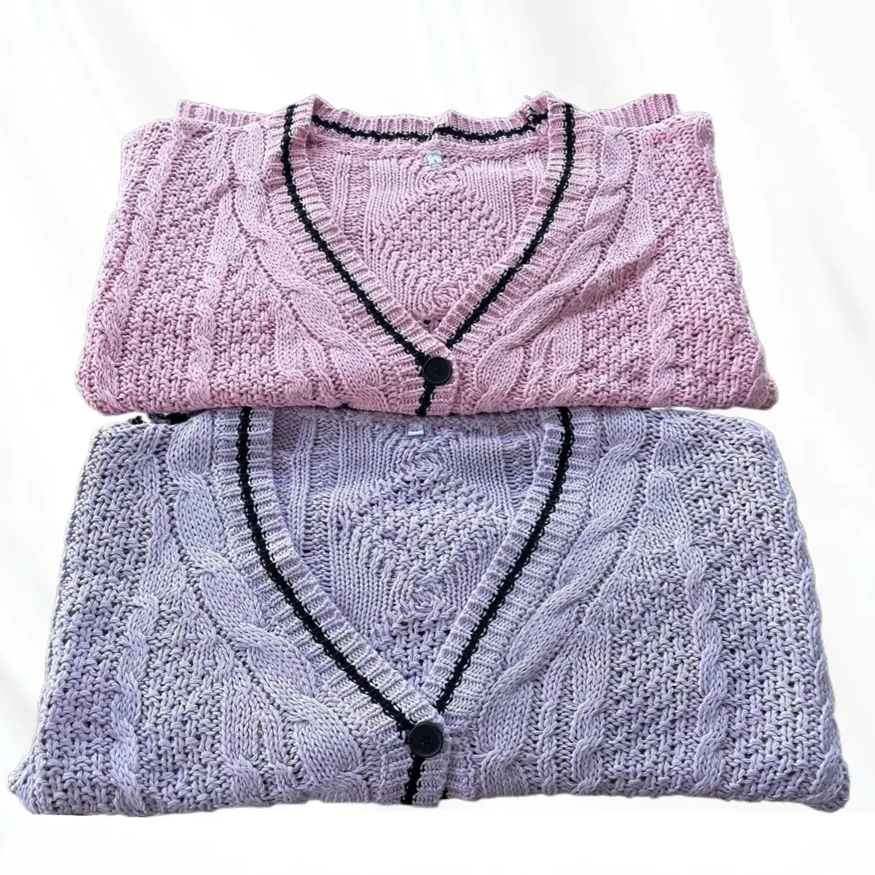 Blue Cardigan 1989 for Women's Autumn and Winter Bird Embroidery Special Knit