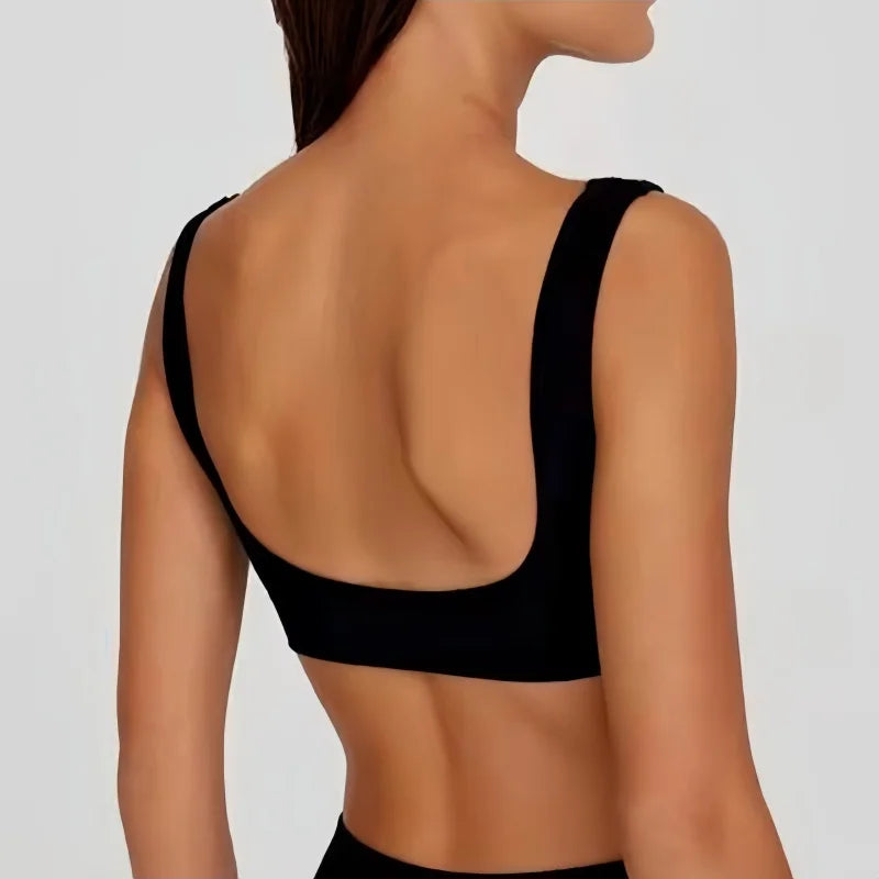 Women Seamless Bras Deep-U Shape Push Up Brassiere Small Cup Bralette