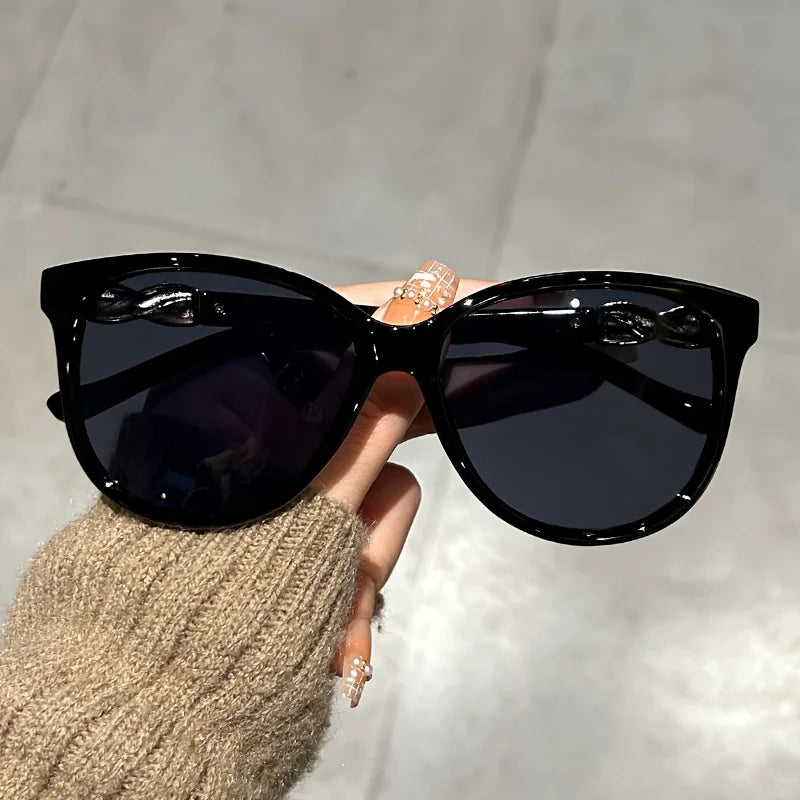Women's Cat Eye Sunglasses Retro Butterfly Sunglasses Women's Fashion Mountaineering Sunglasses